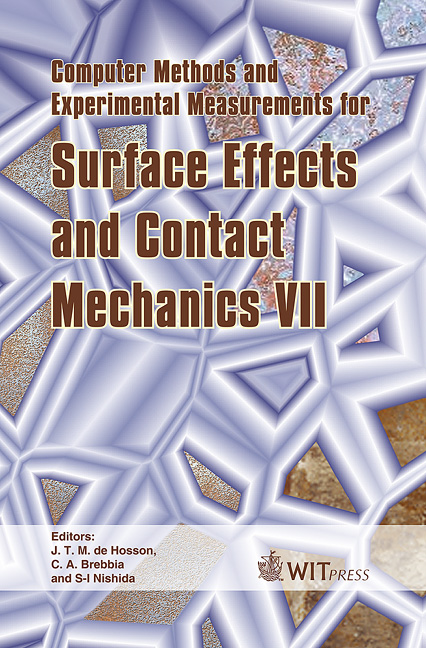 Computer Methods and Experimental Measurements for Surface Effects and Contact Mechanics VII