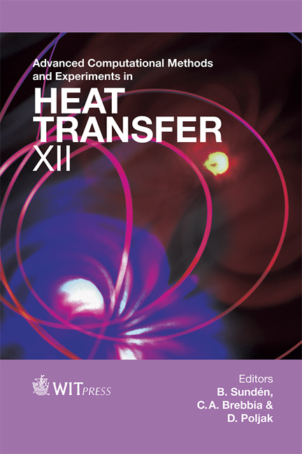 Advanced Computational Methods and Experiments in Heat Transfer XII