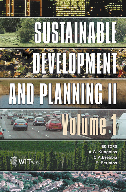 Sustainable Development and Planning II, Vol 1