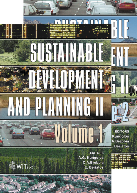 Sustainable Development and Planning II - 2 Volume Set