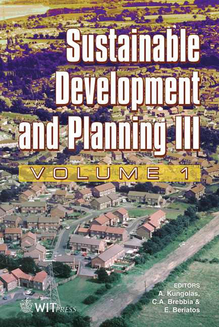 Sustainable Development and Planning III Volume 1