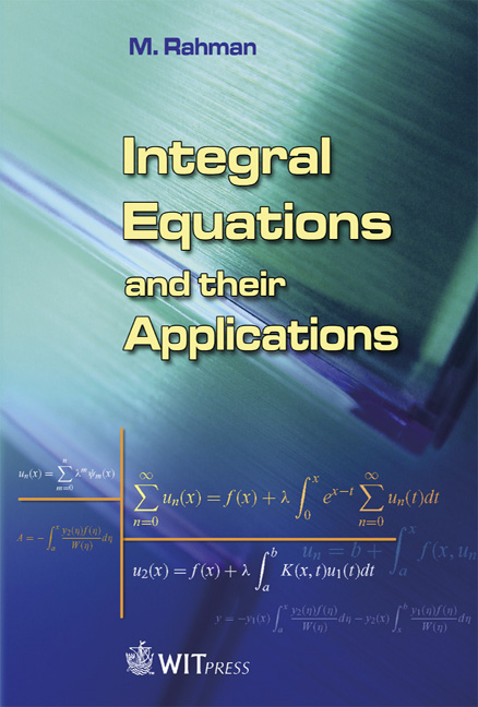 Integral Equations and their Applications