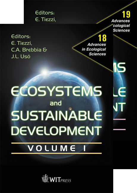 Ecosystems and Sustainable Development IV - 2 Volume Set