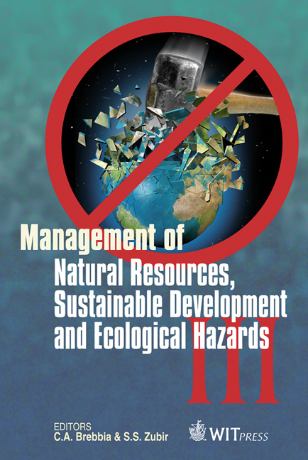 Management of Natural Resources, Sustainable Development and Ecological Hazards III