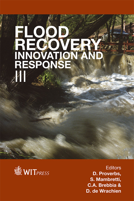 Flood Recovery, Innovation and Response III