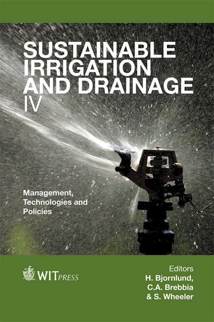 Sustainable Irrigation and Drainage IV