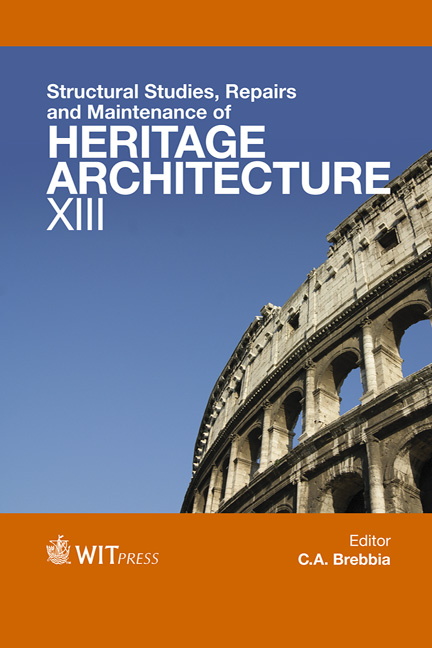 Structural Studies, Repairs and Maintenance of Heritage Architecture XIII