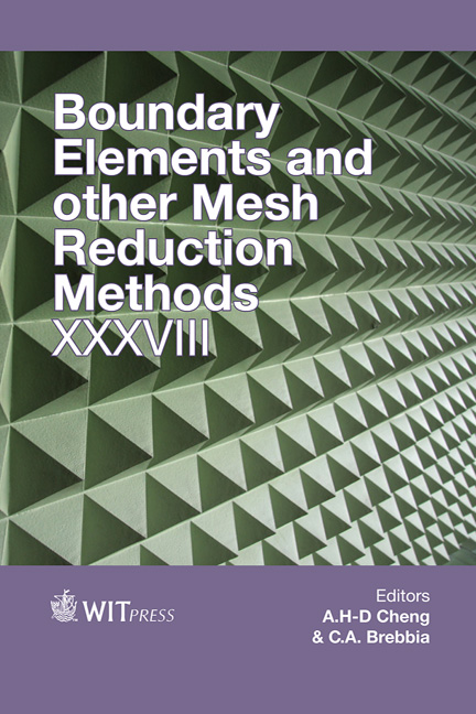 Boundary Elements and Other Mesh Reduction Methods XXXVIII