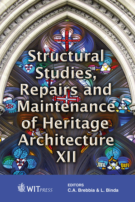 Structural Studies, Repairs and Maintenance of Heritage Architecture XII