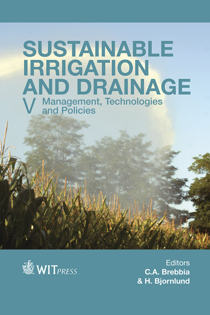 Sustainable Irrigation and Drainage V