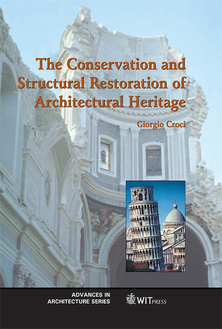 The Conservation and Structural Restoration of Architectural Heritage