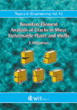 Boundary Element Analysis of Cracks in Shear Deformable Plates and Shells