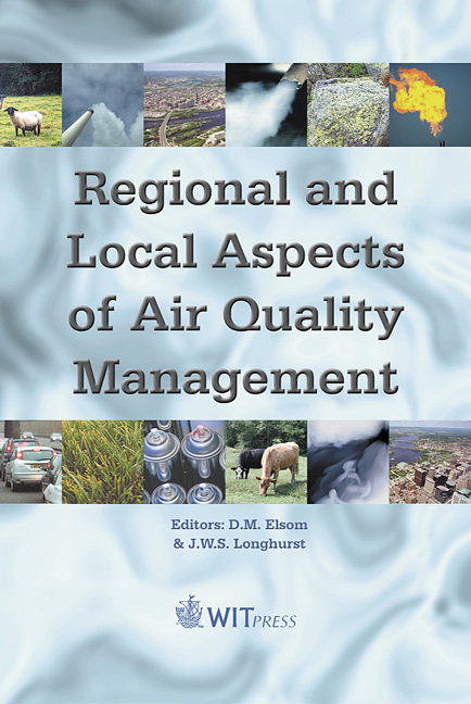 Regional and Local Aspects of Air Quality Management